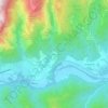 Mapa topográfico Sévirac, altitude, relevo