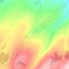 Mapa topográfico Coolyslin Upper, altitude, relevo