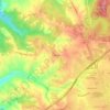 Mapa topográfico Dry Ridge, altitude, relevo