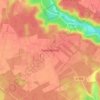 Mapa topográfico Saint-Benoît, altitude, relevo