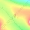 Mapa topográfico La Dent du Chat, altitude, relevo