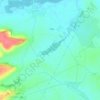 Mapa topográfico Les Marais, altitude, relevo