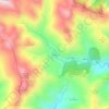 Mapa topográfico A Seara, altitude, relevo