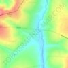 Mapa topográfico Bomba Alta, altitude, relevo