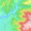 Mapa topográfico Aurouze, altitude, relevo