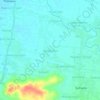 Mapa topográfico Menjangan, altitude, relevo