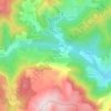 Mapa topográfico Lambrusquière, altitude, relevo