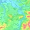 Mapa topográfico Haltzuia, altitude, relevo