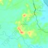 Mapa topográfico Batu Lappa, altitude, relevo