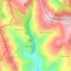 Mapa topográfico A García, altitude, relevo