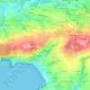 Mapa topográfico Kergreis, altitude, relevo