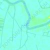 Mapa topográfico Sungai Nyiur, altitude, relevo