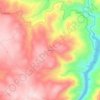 Mapa topográfico Porrais, altitude, relevo