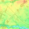 Mapa topográfico Le Loup Pendu, altitude, relevo