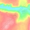 Mapa topográfico Quelo, altitude, relevo