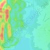 Mapa topográfico Trappe, altitude, relevo