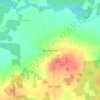 Mapa topográfico Волочаново, altitude, relevo