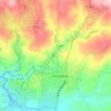 Mapa topográfico La Thébaudière, altitude, relevo