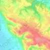 Mapa topográfico Labastidole, altitude, relevo