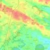 Mapa topográfico Coët er Harv, altitude, relevo