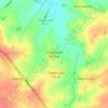 Mapa topográfico Claybrooke Magna, altitude, relevo