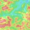 Mapa topográfico Santo Antônio, altitude, relevo