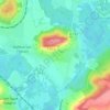 Mapa topográfico Froidmont, altitude, relevo