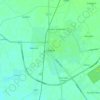 Mapa topográfico Sangrur, altitude, relevo