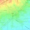 Mapa topográfico Gadungan, altitude, relevo