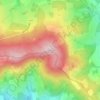 Mapa topográfico Hintereck, altitude, relevo