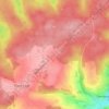 Mapa topográfico Les Scottons, altitude, relevo