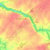 Mapa topográfico Le Ruat, altitude, relevo