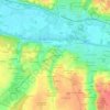 Mapa topográfico Saint-Martin, altitude, relevo