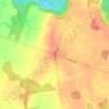 Mapa topográfico Varna, altitude, relevo