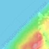 Mapa topográfico Digby Neck, altitude, relevo