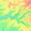 Mapa topográfico La Bessière, altitude, relevo