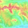 Mapa topográfico Alqueidão, altitude, relevo