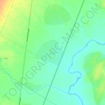 Mapa topográfico Al-Gharb, altitude, relevo