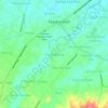Mapa topográfico Parak Betung, altitude, relevo