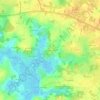 Mapa topográfico La Gautronnière, altitude, relevo