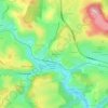 Mapa topográfico Bel-Air, altitude, relevo