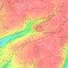 Mapa topográfico Bois Giffard, altitude, relevo