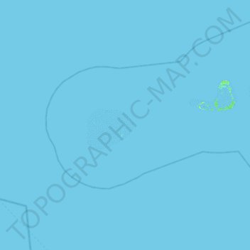 Mapa topográfico Simanayo Island, altitude, relevo