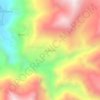 Mapa topográfico Ayahuasi, altitude, relevo