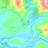 Mapa topográfico Φιλιάτες, altitude, relevo