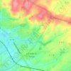 Mapa topográfico Les Basses Folletières, altitude, relevo