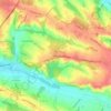 Mapa topográfico Goulard, altitude, relevo