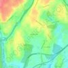 Mapa topográfico Fenmore Park, altitude, relevo