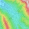 Mapa topográfico Rhododendron, altitude, relevo