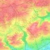 Mapa topográfico Salanguis, altitude, relevo